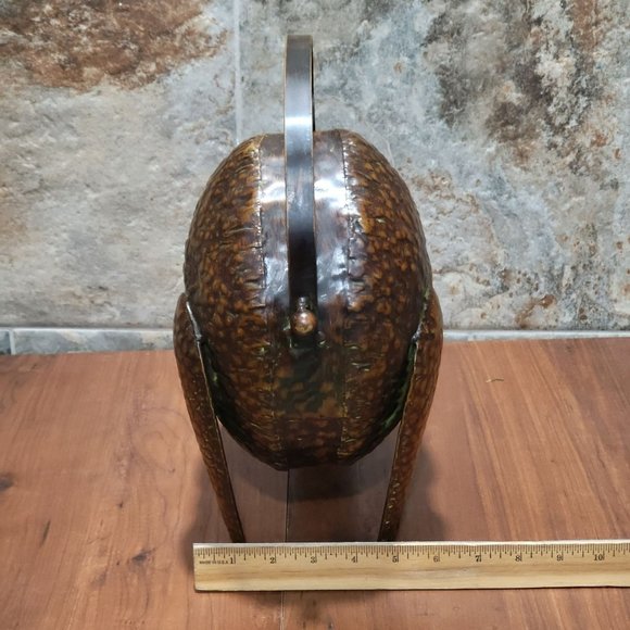 Vintage Metal Elephant Hammered Copper Water Can - Picture 10 of 15